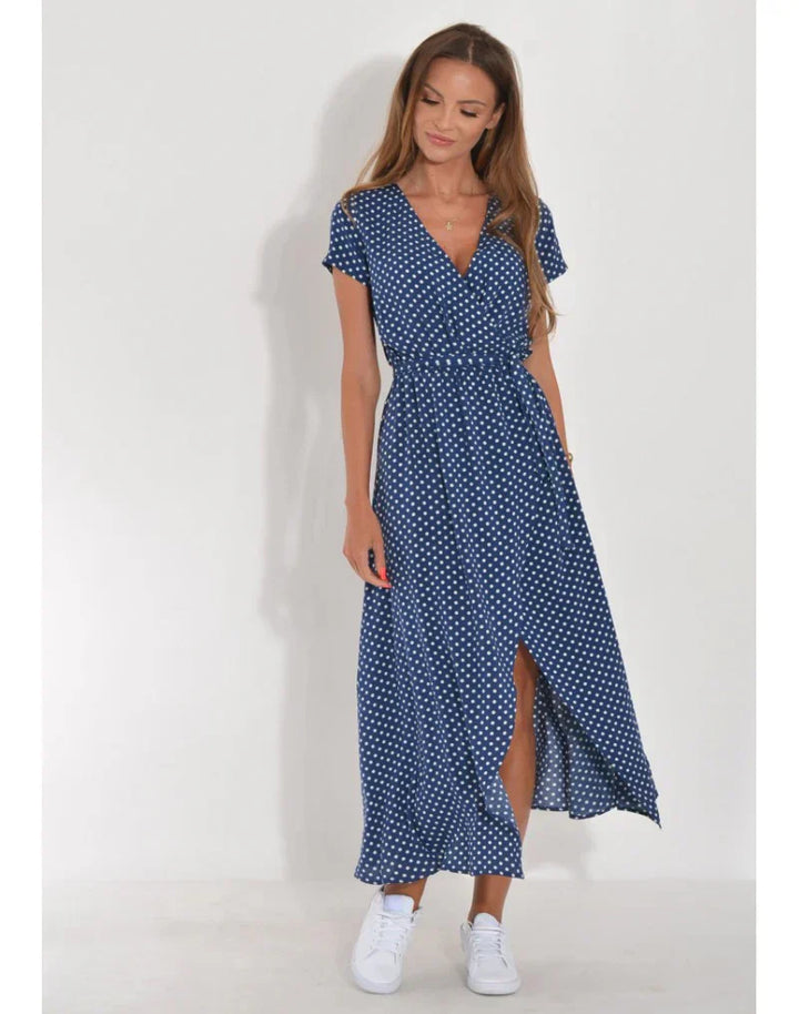 Giulia | Abito Elegante con Scollatura a V e Taglio Elegante