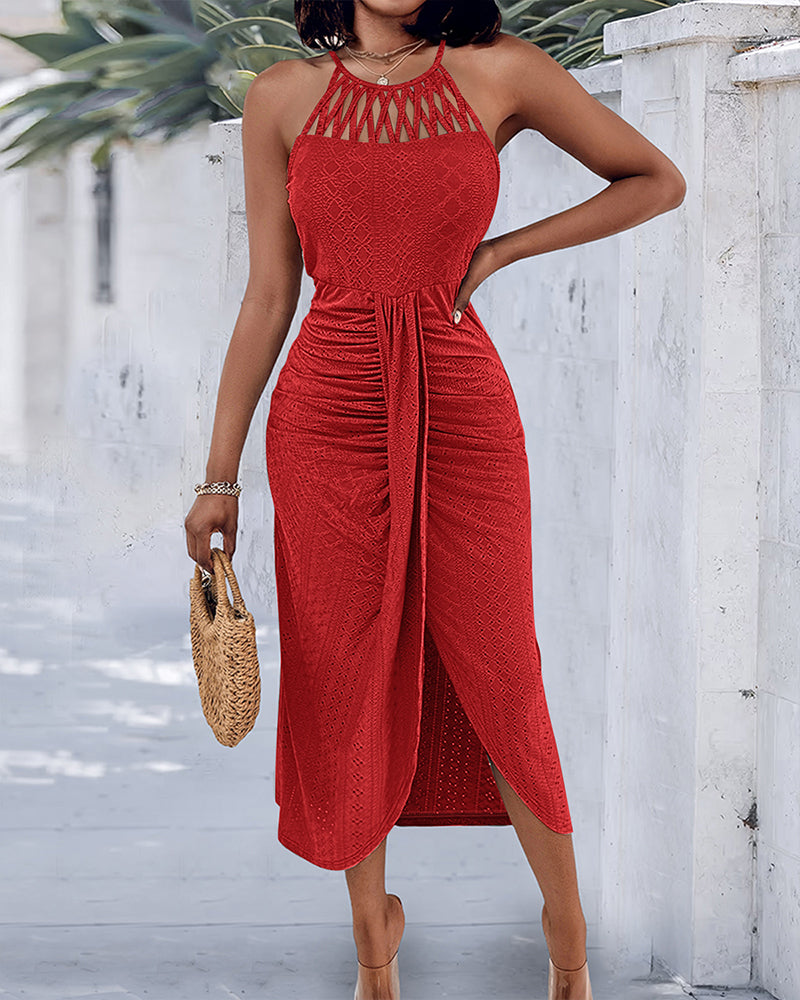Elisabetta | Abito Midi Estivo con Ruching