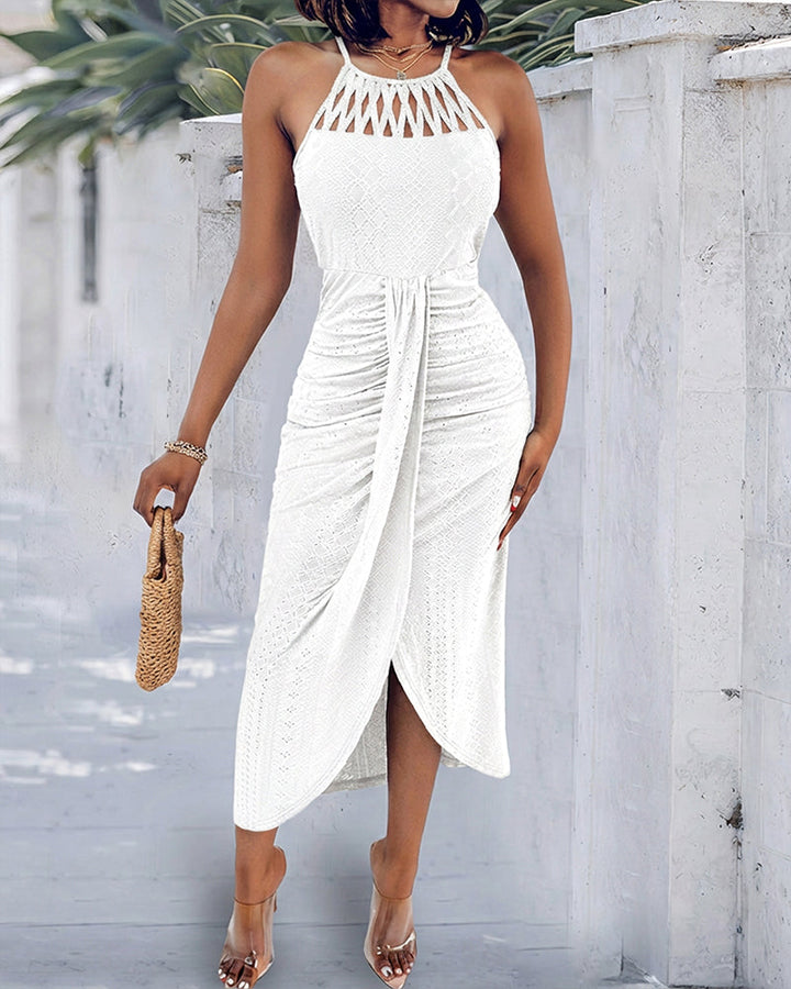 Elisabetta | Abito Midi Estivo con Ruching